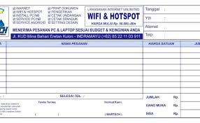 Nota 6 desain nota percetakan corel draw gratis desain brosur online. Contoh Nota Toko Komputer Cara Golden