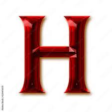 Ogham is an alphabet which was traditionally used to write primitive irish ~1,600 years ago, the earliest known form of gaelic. Letter H From Stylish Faceted Ruby Alphabet Shiny Gemstone Letters Numbers And Punctuation Marks Stock Illustration Adobe Stock
