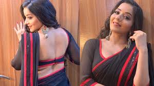 Bhojpuri Star Monalisa's Hot Dress Showcasing Her Captivating Figure
