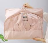 Manufacturer Custom Non Woven Nylon Dustproof Pink Bag Tailor Dress Dance  Wear Suit Cover Bag for Woman