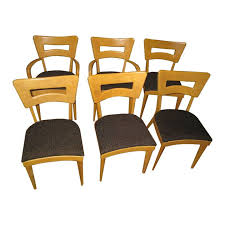 Heywood Wakefield M154 Dogbone Dining Chairs 1950 55 Finish Wheat Condition Good Vintage Have Them Heywood Wakefield Chair Dining Chairs