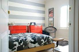 Wand Streichen Ideen Jugendzimmer Quer Grau Weiss Rote Kommoden Schlafzimmer Einrichten Wande Streichen Ideen Wande Streichen