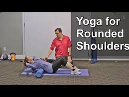 Yoga For Rounded Shoulders Scoliosis Exercises Scoliosis Exercises Stretching Yoga Postures