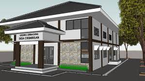 Desain bangunan masjid minimalis, desain bangunan olahraga wika gedung. Gedung Serbaguna 3d Warehouse