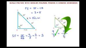 The length scale factor is 4. Scale Factor With Similar Figures The Easy Way Youtube