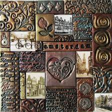 Watch videos & explore how we create with clay, craft ceramic tiles for kitchens & bathrooms, and create fantastical sculpture out of polymer clay. Amsterdam I Polymer Clay Mosaic Polymer Clay Creations Polymer Clay Clay Tiles