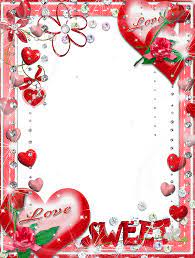 Sweet Love Transparent Png Photo Frame Gallery Yopriceville High Quality Images And Transparent Png Free Clipar Valentines Frames Love Frames Flower Frame