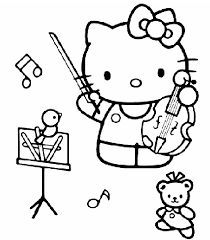 Hello kitti da colorare e notizie sul cartone animato. Hello Kitty Disegni Per Bambini Da Colorare