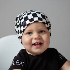 Newborn Beanie Checkered