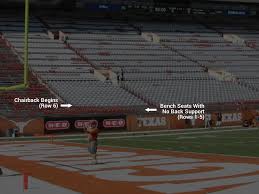 Texas Football Dkr Texas Memorial Stadium Seating Chart