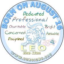 August 16 Zodiac Horoscope Birthday Personality Sunsigns Org