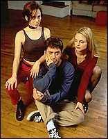 2 girls wait outside a young actor's door and find out he's had them two girls, carla and lou meet on the street outside a loft waiting for their boyfriends. Two Girls And A Guy R