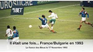 Ce mardi à 21h10 (en direct sur m6), l'équipe de france va jouer son deuxième et dernier match de préparation à l'euro contre la bulgarie au stade de france avec du public. Il Etait Une Fois France Bulgarie En 1993 Youtube