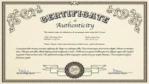 It could be a painting, a photography place the photograph at the very center of the certificate. 19 Certificate Of Authenticity Templates In Ai Indesign Ms Word Pages Psd Publisher Free Premium Templates