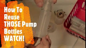 How to fix an airless skincare pump bottle. Open Re Use Empty Cosmetic Pump Bottles Youtube
