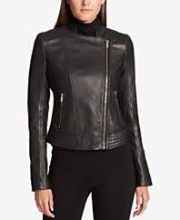 Dkny Petite Asymmetrical Leather Jacket Created For Macy S Asymmetrical Leather Jacket Leather Jacket Plus Size Leather Jacket