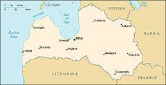Minca zobrazuje erb lotyšského historického. Lotyssko Wikipedia