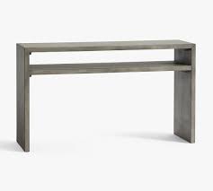 Byron 50 Waterfall Console Table In 2020 Reclaimed Wood Console Table Console Table Gray Console Table