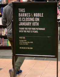 Visit barnes & noble, inc. The Seattle Review Of Books Downtown Barnes Noble To Close January 18th