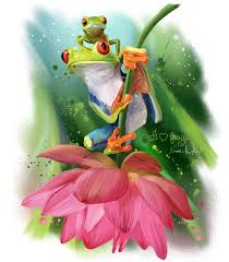 I Love Frogs By Https Kajenna Deviantart Com On Deviantart Frog Art Frog Pictures Whimsical Art