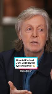 How did Paul and John write Beatles lyrics together? ✍️