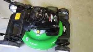 Lawn boy throttle and engine brake assembly. Lawn Boy 21 In Kohler High Wheel Push Gas Walk Behind Lawn Mower Youtube