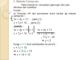 Pada bagian akhir juga diberikan contoh soal spldv beserta dengan pembahasannya. Sistem Persamaan Linear Dua Variabel Spldv Sistem Persamaan