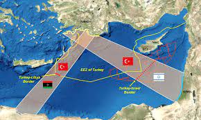 The border was defined as the 103rd meridian but an 1859 survey marked it too far west,. Israel Is Turkey S Neighbor Across The Sea Delimitation Of The Maritime Jurisdiction Areas Between Turkey And Israel Moshe Dayan Center For Middle Eastern And African Studies