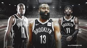 The brooklyn nets are an american professional basketball team based in the new york city borough of brooklyn. Nets News James Harden Intrigued With Kevin Durant Kyrie Irving Team