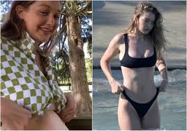 Pictura pe burtica de gravidă. Pro Tv Gigi Hadid Cu Burta De GravidÄ La Vedere Pe Instagram Bdquo Din FaÈÄ Se Vede Diferit