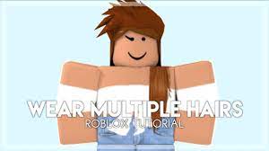 Open the second hair item in a new tab, which. Roblox How To Wear More Than One Hair Caffeinatedgamer