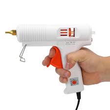 Pistola Colla a Caldo Temperatura Regolabile per Impieghi Gravosi Trigger  Flessibile per Stampanti Fai da Te E Riparazione Rapida 110W(EU-Plug) : ...
