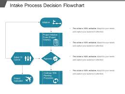 Intake Process Decision Flowchart Powerpoint Presentation