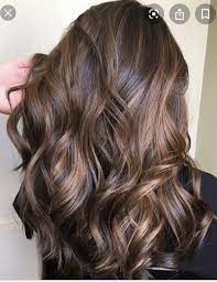 pin von kathrin reinhardt auf balayage in 2021 haare mit highlights strahnchen braune haare braune haare strahnen