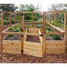 It's big in size and easy to access, but with the added deer fence to deter larger, pesky critters or just to. Outdoor Living Today 8ft X 12ft Raised Garden Bed With Deer Fence Reviews Wayfair