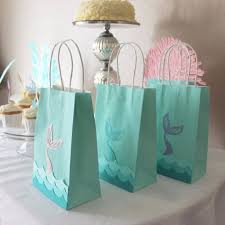 Mermaid Birthday Party Goodie Bags Image Result For Mermaid Favor Bags Mermaid Favor Mermaid Theme Party Mermaid Theme Birthday