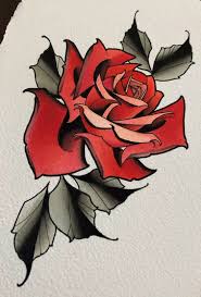 Pin By Ferrari On A Neo Traditional Rose Tattoos Neo Traditional Roses Traditional Roses