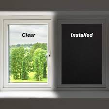 Magicfly Blackout Window Film 17 7 X 85 100 Light Blocking Room Darkening Static Cling Tint For Privacy Day Sleep No Residue Tint Darkening Window Cover No Glue Easy Removal Uv Prevention