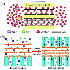 Water molecules move in to surround individual solute molecules. Graphene Oxide Membranes Controlling Their Transport Pathways Journal Of Materials Chemistry A Rsc Publishing