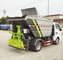 Dongfeng Tuyi 2m3 3m3 4m3 Hang Barrel Rear Loading/Loader ...