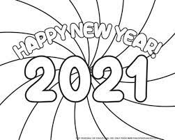 These happy new year pages are helped you spent your leisure time. 2021 Coloring Pages Coloring Home