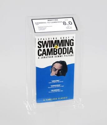 SWIMMING TO CAMBODIA (1987) - Spalding Gray, Jonathan Demme - BECKETT  GRADED VHS | eBay