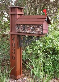 Craftsman Mailbox Post Ideas Lastly I Designed And Built The Darned Mailbox To Match Too Call Me Craftsman Mailboxes Diy Mailbox Mailbox Decor