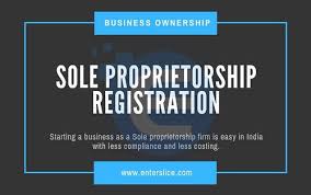 Sole Proprietorship Firm Registration In 2020 Sole Proprietorship Business Ownership Registration