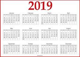 Yearly Calendar Template 2019 2019calendar 2019printablecalendar 2019calendartemplate Yearly Calendar Template Printable Yearly Calendar Calendar Template