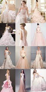 Bridal Trends 2014 Color Color Color Pink Wedding Dresses Wedding Inspirasi Pink Wedding Dresses Rose Wedding Dress Beautiful Wedding Dresses