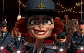 She is a french animal control officer from monaco who relentlessly pursues the animal protagonists along with her men so that she can mount their heads as trophies, particularly alex the lion. Wallpaper Cartoon Cartoon Madagascar 3 Captain Chantel Dubois Captain Chantel Dubois Images For Desktop Section Filmy Download