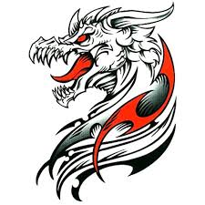 Red Temporarytattoos Dragon Tattoo Small Dragon Tattoos Dragon Tattoo Drawing