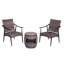 Square bistro set with beige weather resistant cushions Relax4life Patio Bistro Set 3 Pieces W Foldable Chairs And Square Table Outdoor Indoor For Patio Garden And Blackyard Dining Table Furniture Sets Patio Furniture Accessories Kolenik Patio Furniture Sets