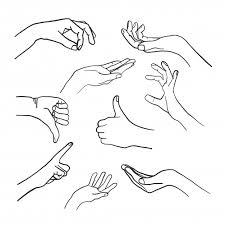 Free Vector Doodle Hand Gestures